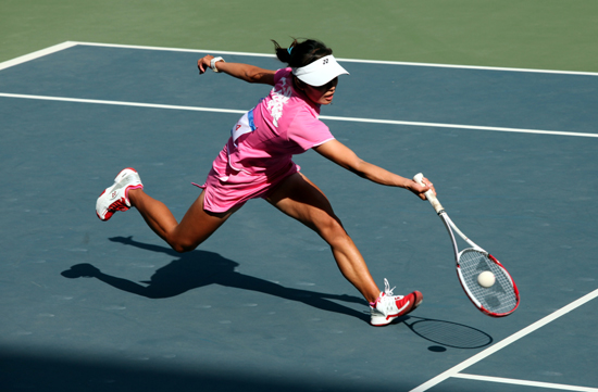 东亚运动会女子软式网球比赛进入半决赛